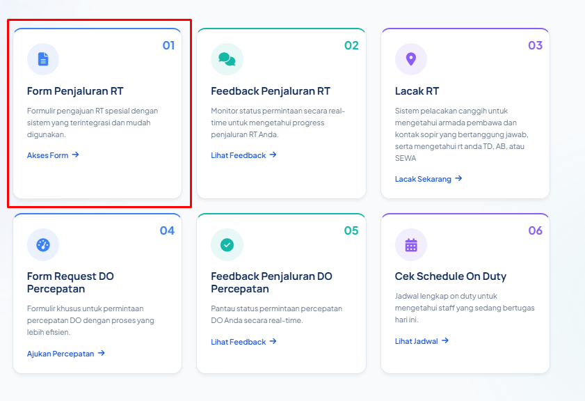 Langkah 2: Pilih Menu